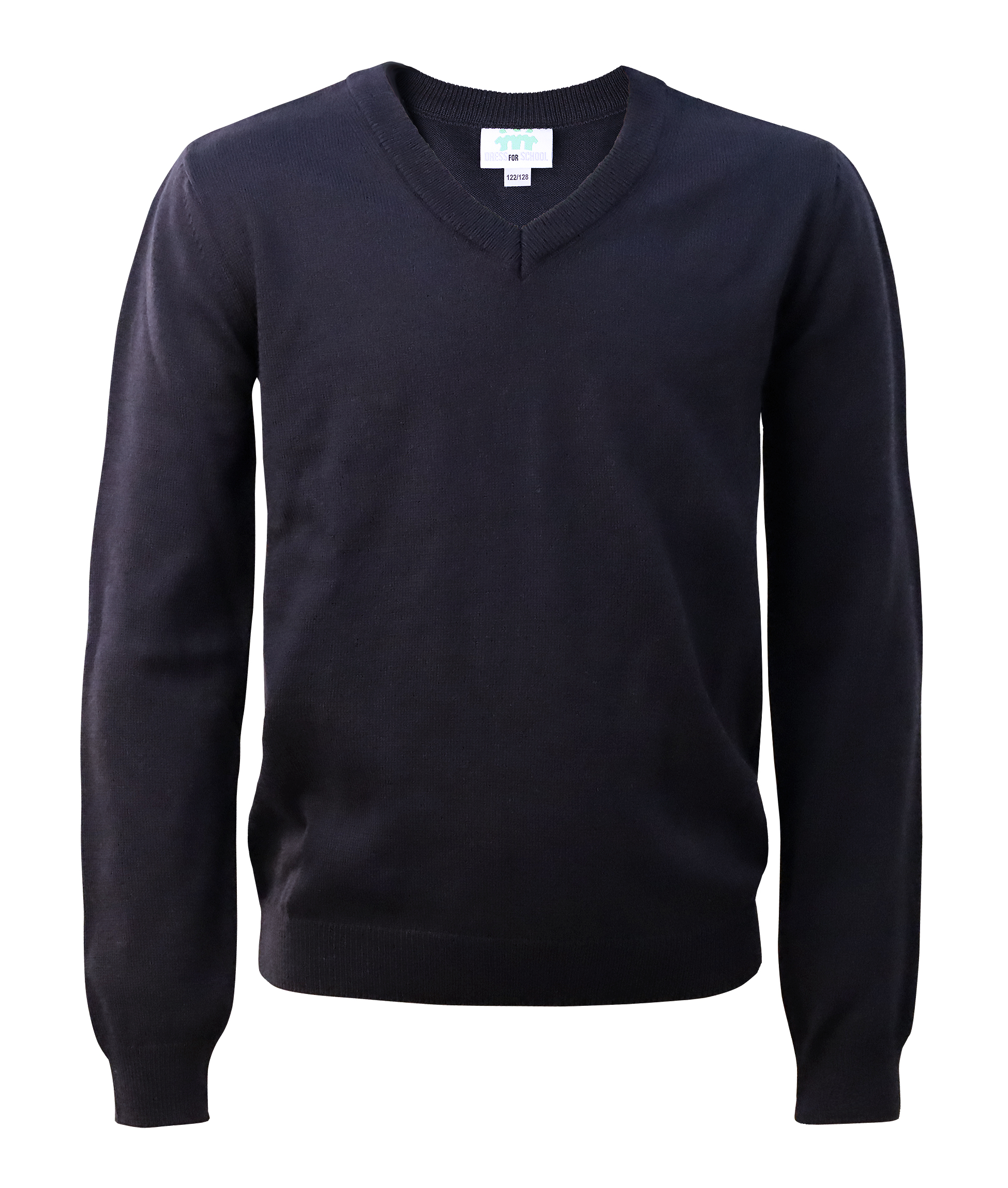 Strickpullover, V-Ausschnitt, Unisex